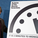 Lawrence Krauss, seen above (left) during a conference held by the Bulletin of the Atomic Scientists in 2016, resigned from the organization Tuesday, following allegations of sexual misconduct.
